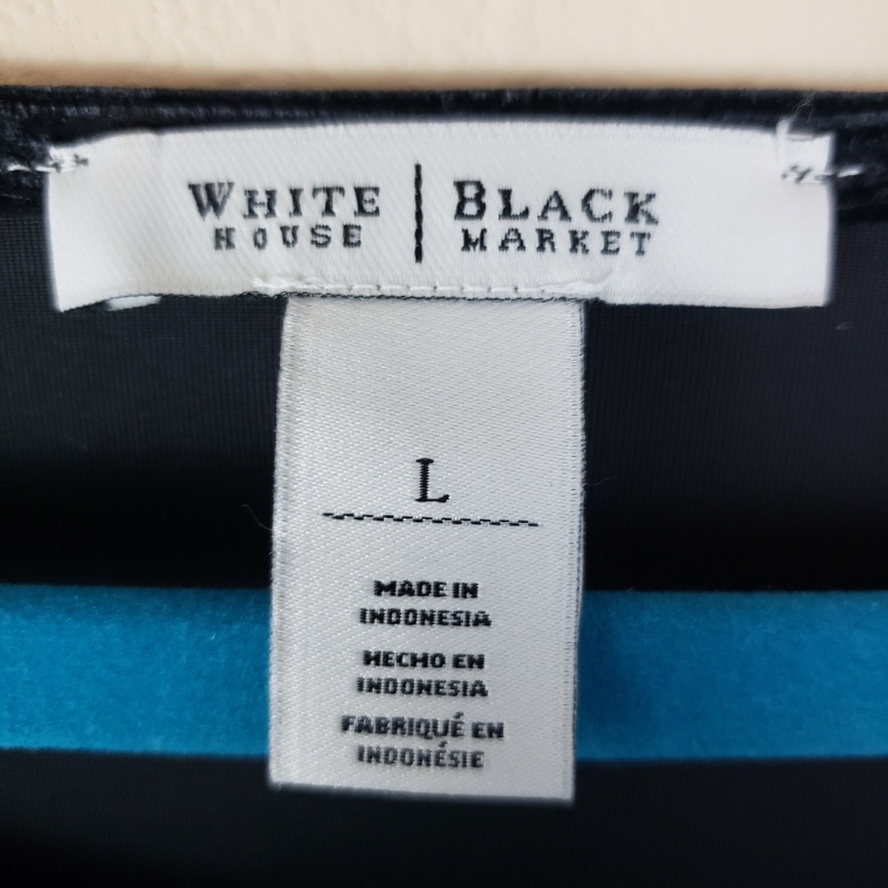 White House Black Market Velvet Shirt - Picture 3 of 5